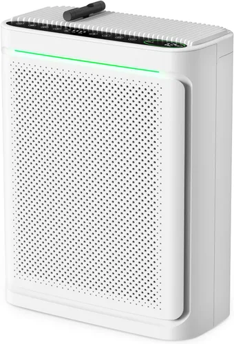 VOOPNU Purificadores de aire para el hogar con pantalla de calidad del aire Área de cobertura hasta 2152 pies cuadrados. Equipado con filtro HEPA