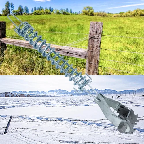 Miniatura 6 de Muelle de tensión de valla eléctrica resistente de 6 piezas para cercas agrícolas permanentes y flexibles
