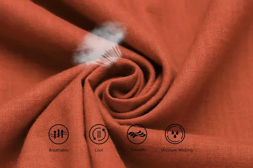 Miniatura 5 de LecGee Mens Cotton Linen Henley Shirt Long Sleeve Casual Beach Hippie T-Shirts Lightweight Yoga Tee Tops
