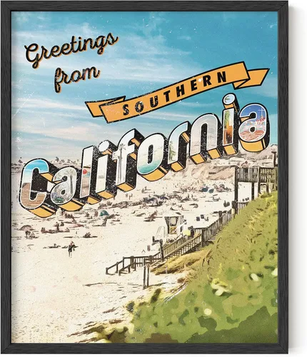 Miniatura 47 de HAUS AND HUES Arte de surf y cuadros de playa, póster de palmeras de California, arte de pared de palmeras de California, arte de pared de surf