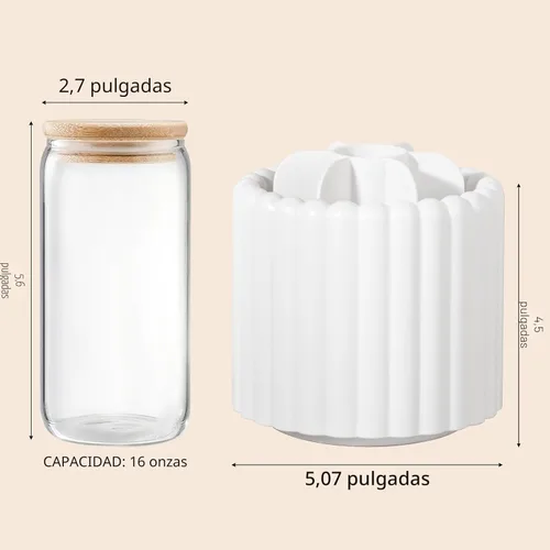Miniatura 6 de Anyoifax Organizador de brochas de maquillaje giratorio 360 grados con 7 ranuras, organizador de brochas de maquillaje extraíble, soporte giratorio