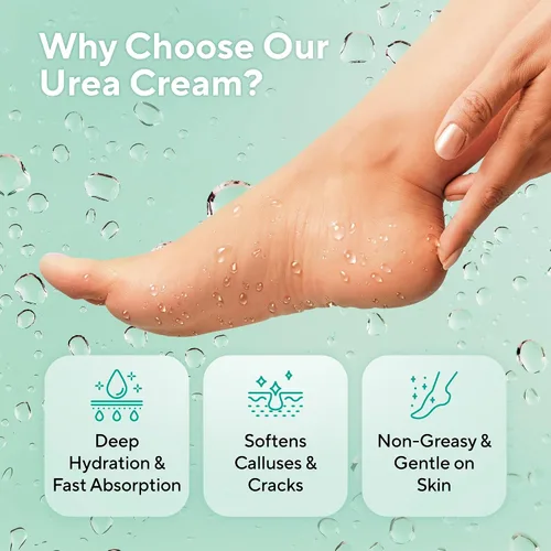 Miniatura 2 de Lavinso Crema de urea 40 por ciento para pies con máxima fuerza, crema de pies para callos y talones agrietados secos, reparación de piel áspera
