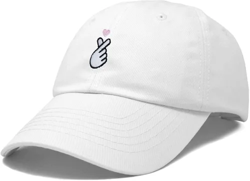 Miniatura 4 de Kpop coreano Love Snap Finger Hand Heart Hat Son Hatu Gorra de béisbol bordada para mujer