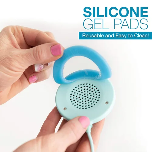Miniatura 2 de Almohadillas de repuesto Womb Music, solo almohadillas, juego de 2 almohadillas de gel de silicona suave para el altavoz de vientre de embarazo