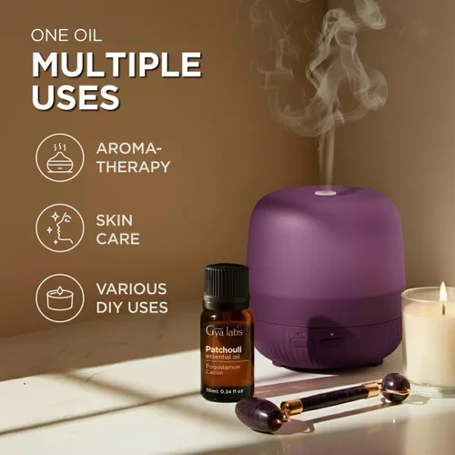 Miniatura 5 de Aceite esencial de pachulí 100% puro, 0.34 onzas líquidas, aceite de pachulí para cabello, piel, difusor, aromaterapia y aroma para hacer velas