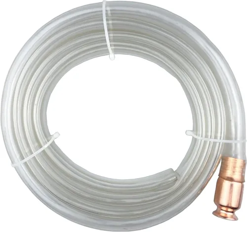 Miniatura 14 de Darnassus Bomba de manguera de sifón, bomba manual de transferencia de combustible para gasolina, aceite de gas, combustible, petróleo, diésel