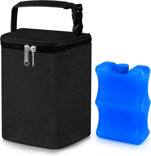 Bolsa de refrigeración de leche materna Accmor con paquete de hielo, bolsas de enfriamiento para biberones, bolsas de enfriador de biberones