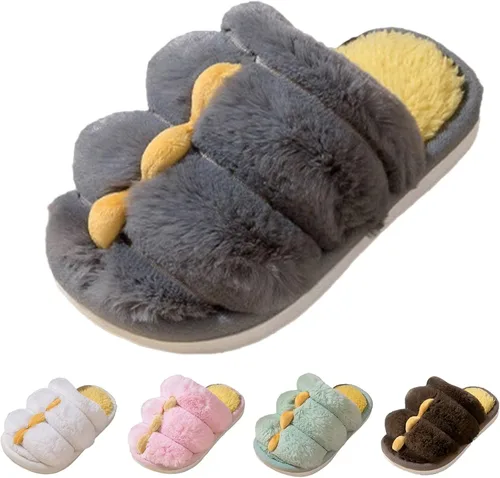 Miniatura 3 de Kids Tots Fashion Autumn and Winter Cute Boys and Girls Slippers Flat Bottom Kids Slippers for Girls Size 9