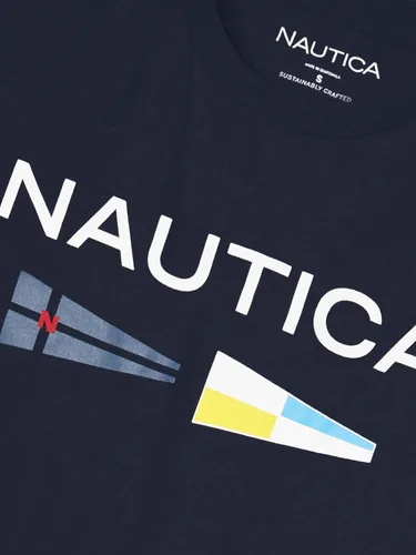 Miniatura 2 de Nautica Camiseta con logotipo de bandera de señal para hombre