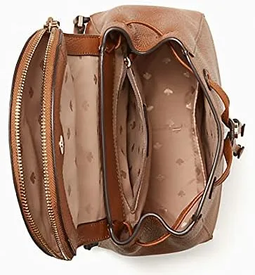 Miniatura 3 de Kate Spade New York Kate Spade Leila - Mochila mediana con solapa Galleta de jengibre