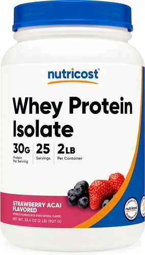 Miniatura 7 de Nutricost Polvo aislado de proteína de suero (vainilla) 2LBS