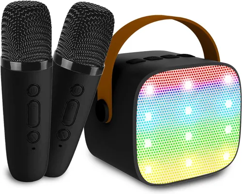 Miniatura 13 de Karaoke Machine for Kids, Mini Karaoke Machine for Kids Adults, Portable Bluetooth Speaker with 1 Wireless Microphones, Christmas Birthday Toys