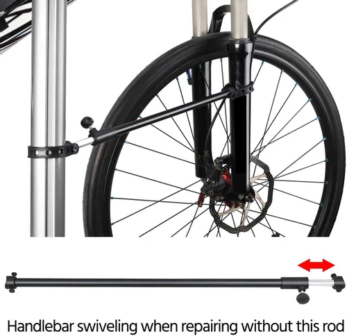 Miniatura 3 de Topeakmart Soporte de reparación de bicicletas mecánico portátil Soporte de bicicleta Soporte de bicicleta Usado en el hogar Altura ajustable Lavado