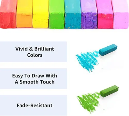 Miniatura 4 de MUNGYO Set pastel suave – 64 colores vibrantes para artistas Suave y mezclable Forma cuadrada