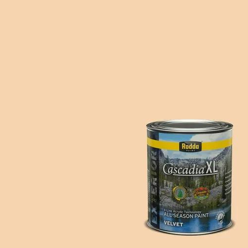 Miniatura 170 de Rodda Paint CASCADIA ZERO - Pintura plana e imprimación para interiores en uno, cuarto de galón, crema de ballet