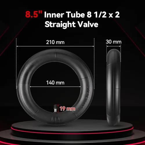 Miniatura 5 de aibiku Tubo interior de 8.5 pulgadas para scooter eléctrico, grueso, duradero, a prueba de fugas, tubo interior de 8 1/2 x 2 para Xiaomi M365
