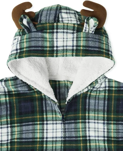 Miniatura 4 de The Children's Place - Conjunto de pijama de Navidad a juego para la familia, de vellón, para adulto, niño grande, niño pequeño, bebé