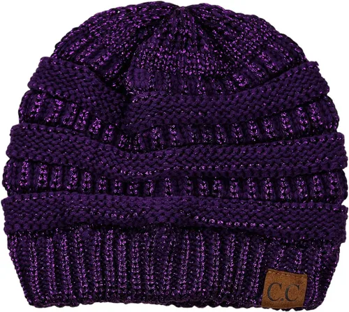 Miniatura 242 de C.C Trendy Warm Chunky Soft Stretch Cable Knit Beanie