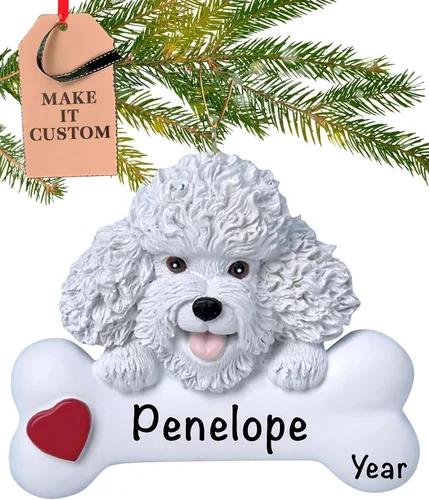 Miniatura 23 de Adorno personalizado de hueso de perro Doberman Pinscher 2025 Personalización gratuita las 24 horas Adornos de Navidad de la primera Navidad