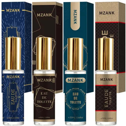 Miniatura 8 de MZANK Regalo del día del padre para marido, regalos para él, paquete de 4 colonias para hombres, perfume para él, regalos del día de San Valentín