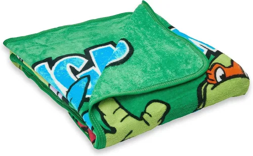 Miniatura 3 de Northwest Manta Micro Raschel Teenage Mutant Ninja Turtles, 46 x 60 pulgadas, Cowabunga Dudes