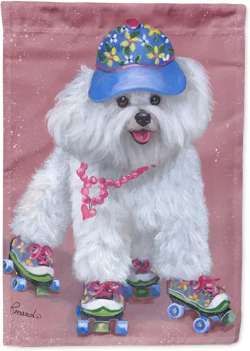 Miniatura 329 de Caroline's Treasures PPP3097CHF - Pijama de Navidad con diseño de bulldog francés para colgar en la pared, poliéster, tamaño de casa, multicolor