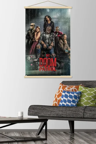 Miniatura 2 de Trends International DC Comics TV Doom Patrol - Póster de pared de hojas del grupo uno, 22.37 x 34.00 pulgadas, paquete de impresión premium