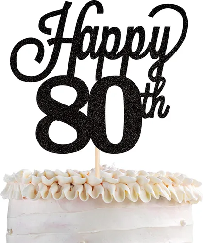 Miniatura 11 de 1 paquete de decoración para pastel de 12 años, purpurina negra número 12, doce cumpleaños, decoración para felicitaciones a 12 años de edad, 12