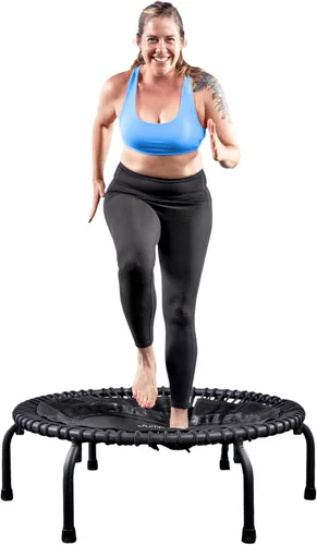 Miniatura 11 de JumpSport 350 PRO 39 Inch Fitness Trampoline Indoor Rebounder Cardio Workout Equipment 300 lb Capacity