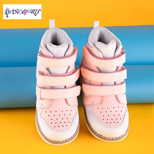 Miniatura 7 de princepard Zapatos ortopédicos para niños y niños, zapatos correctores de espalda alta con soporte de tobillo y arco para niños y niñas