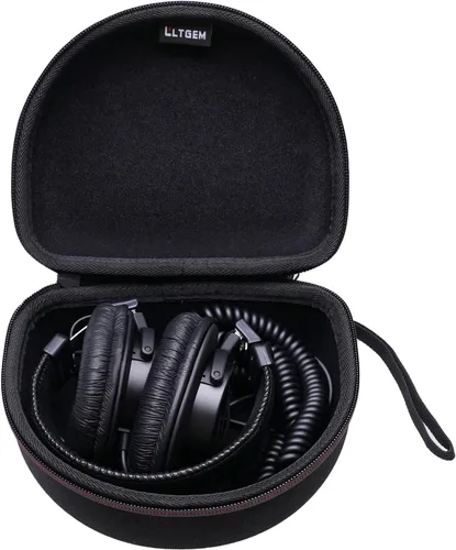 LTGEM - Funda compatible con auriculares Sony MDR7506 Professional de diafragma grande, color negro (solo funda)