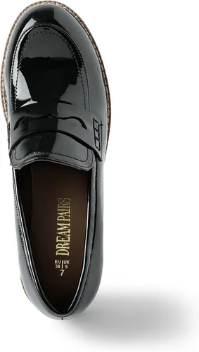 Miniatura 3 de DREAM PAIRS Womens Loafers, Slip On Platform Chunky Penny Heeled Loafers for Women Dressy and Work, Womens Business Casual Shoes