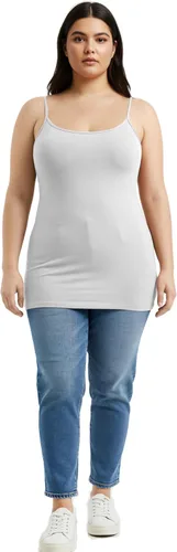 Miniatura 6 de Emmalise Camisola larga casual básica para mujer, con tirantes ajustables, top en capas
