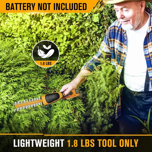 Miniatura 5 de HEINPRO Cortasetos Inalámbrico Compatible con Batería DEWALT 20V MAX (Sin Batería), Cortasetos Eléctrico Inalámbrico, Recortadora de Césped