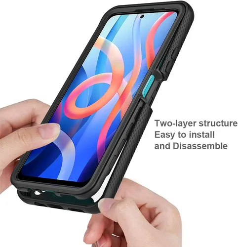 Miniatura 3 de Funda para Xiaomi Redmi Note 11 5G 21091116AC, funda protectora anticaída y absorción de golpes para Xiaomi Redmi Note 11T 5G 21091116AI/Poco M4 Pro