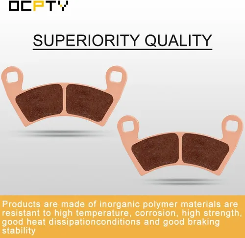 Miniatura 4 de OCPTY Pastillas de freno sinterizadas para Polaris RZR XP 1000 EPS 2014-2019, 2014 para Polaris RZR XP 4 1000, 2013 para Polaris RZR XP 4 900
