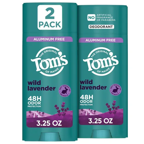 Miniatura 17 de Tom's of Maine Desodorante natural sin aluminio de sándalo y vainilla para mujeres y hombres, se aplica transparente, protección contra olores