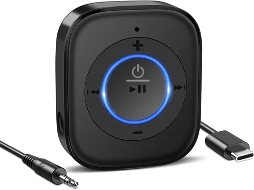 Miniatura 10 de Golvery, receptor Bluetooth (Bluetooth avanzado 4.1, A2DP) - adaptador de audio inalámbrico portable con entrada de 3,5 mm - disfruta la música