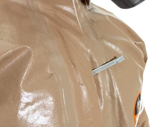 Miniatura 3 de MIRA Safety Traje de protección desechable con capucha y puño elástico