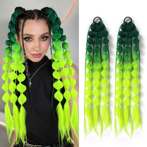 Miniatura 26 de Extensiones de cabello trenzado rubio natural, color rubio miel, trenzado a ganchillo, fibra sintética de alta temperatura para mujeres, 24 27#