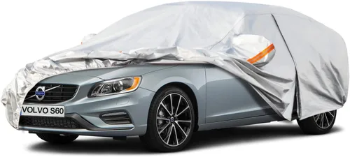 Miniatura 11 de Kayme Funda de automóvil de 6 capas para Audi A4 Sedan (2011-2023), impermeable para todo tipo de clima, cubierta exterior completa, protección