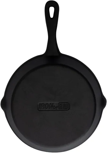 Miniatura 9 de Restaurantware Met Lux - Sartén de hierro fundido de 7.75 pulgadas, 1 sartén de hierro fundido pre-sazonado, con asa con boquillas para verter