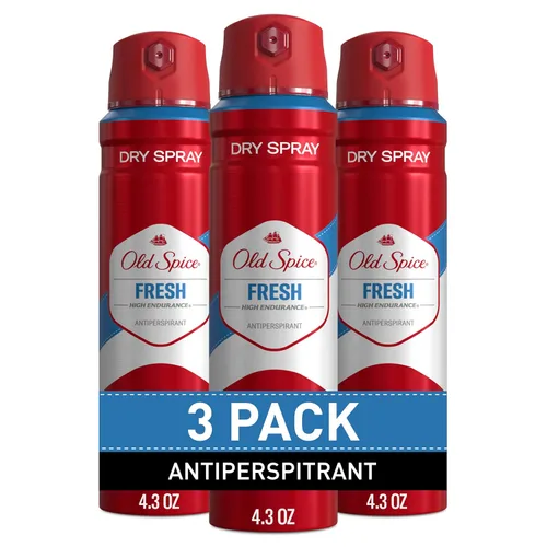 Miniatura 11 de Old Spice Dry Spray Desodorante antitranspirante para hombres, frescura 24/7, protección 24/7 sudor y olor, suave para la piel con acondicionadores