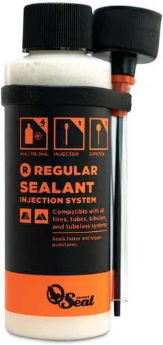 Miniatura 11 de Orange Seal - Sellador de neumáticos de bicicleta sin cámara de fórmula regular Sellado rápido, punción de hasta 1/4 pulgadas para neumáticos