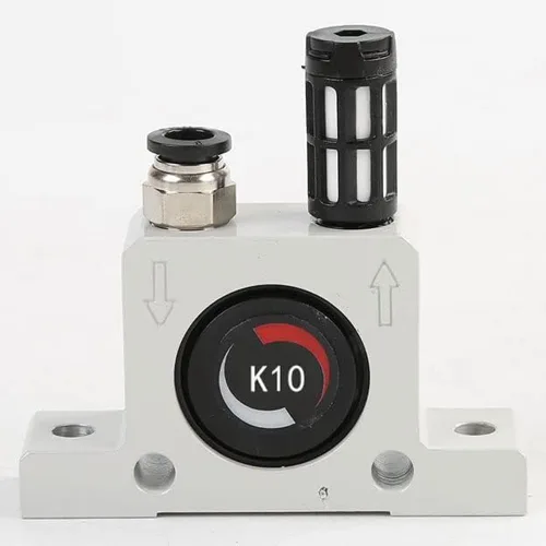 K 1/4 '' K08 hilo vibrador neumático de potencia vibrador concreto tipo bola oscilador de turbina de aire de aleación de aluminio con silenciador