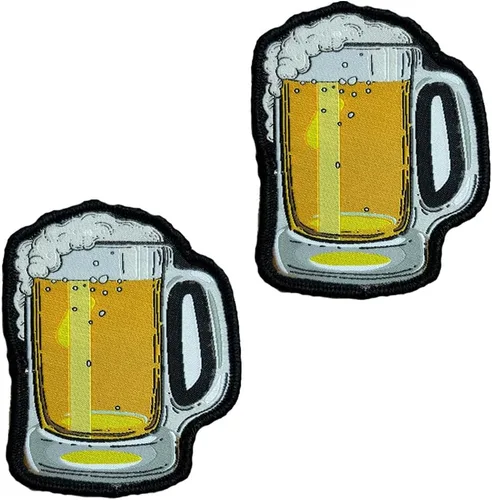 Miniatura 12 de 2 parches de ala de ángel divertidos bordados, cierre de gancho y bucle extraíble, emblema táctico militar para mochilas, chaquetas, ropa, jeans