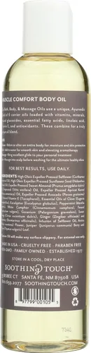 Miniatura 2 de Soothing Touch Aceite de masaje corporal y de baño, comodidad muscular, 8 onzas