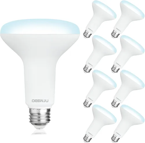 Miniatura 19 de DEGNJU Bombilla LED BR30, Luces de Inundación Regulables para Interiores CRI80 7W Equivalente a 65W 2700K Blanco Suave 650 Lúmenes, 15000 Horas