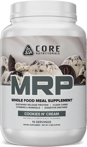 Miniatura 7 de Core Nutritionals MRP Reemplazo de comidas de espectro completo Mezcla de proteína de suero + mezcla de carbohidratos de bajo índice glucémico