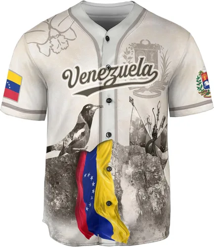 Miniatura 3 de CHIARA CONTI11 Camiseta de béisbol personalizada de Venezuela, camisetas de Venezuela para hombres, camiseta de Venezuela, camisa de Venezuela